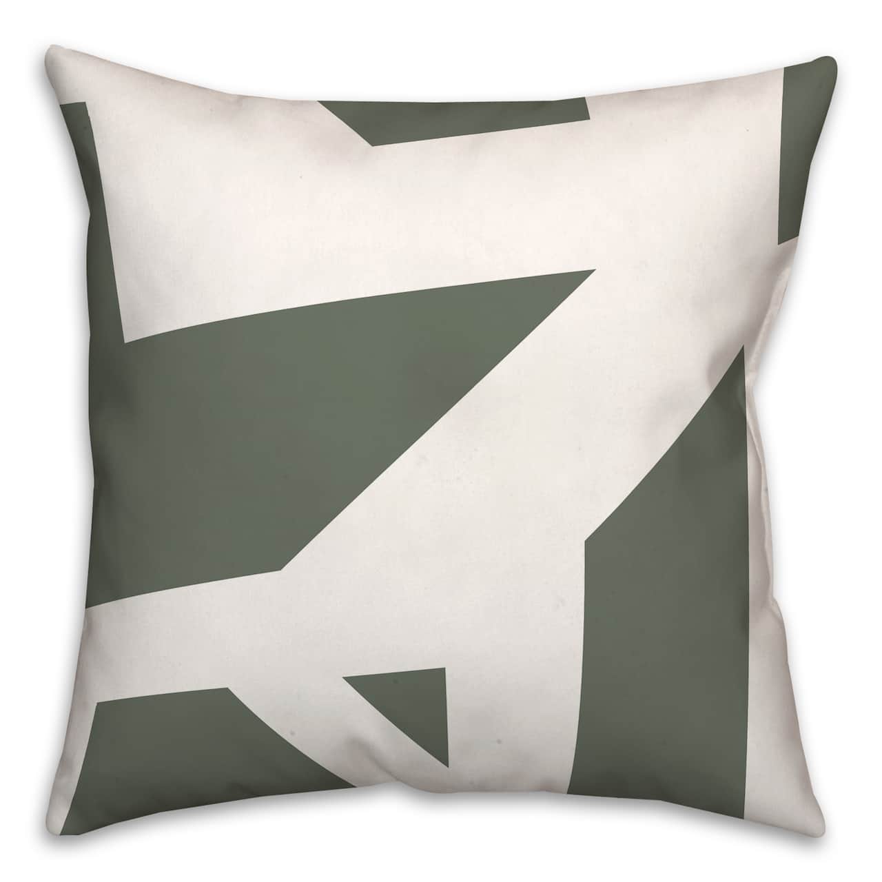 18" x 18" Geometric Blocks Versatile Throw Pillow